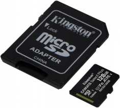 Карта пам’яті MicroSD 128 Gb Kingston class 10 A1 Canvas Select Plus